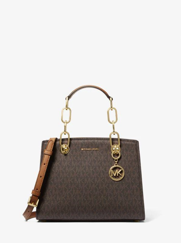 michael_kors Cynthia Small Signature Logo Satchel 1