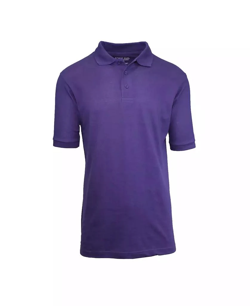 Galaxy By Harvic Men's Short Sleeve Pique Polo Shirts 2