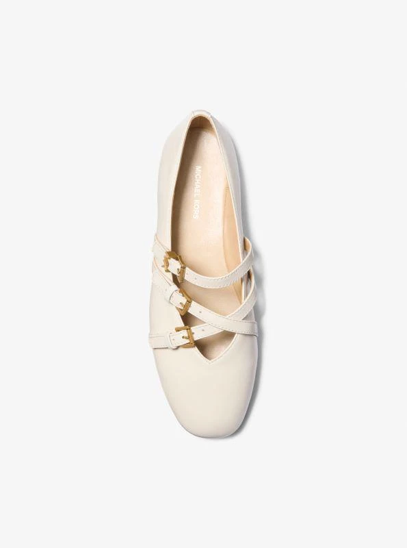 Michael Kors Indy Flex Leather Ballet Flat 3