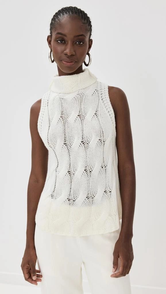 Sablyn Cashmere Saige B Cropped Turtleneck 6