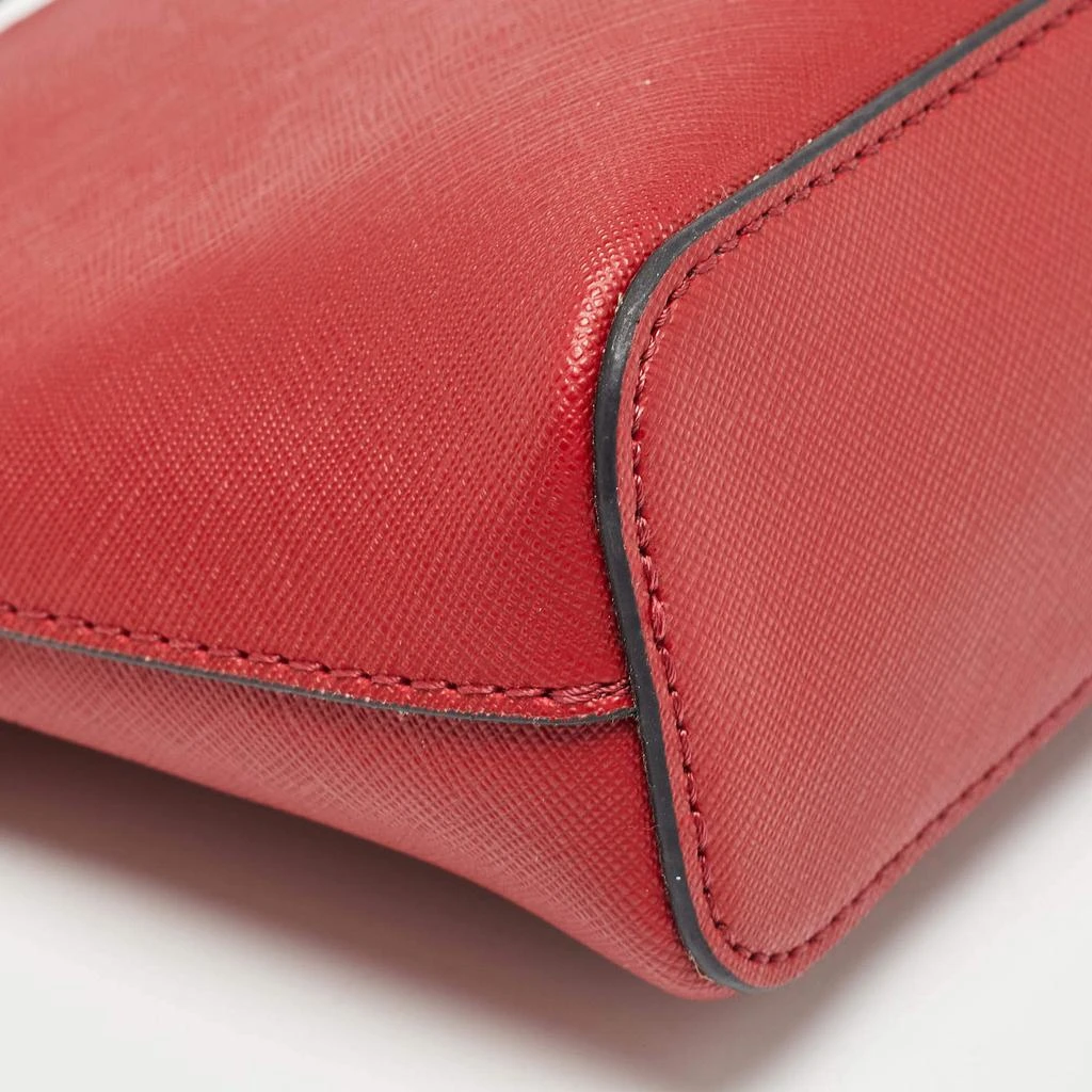 DKNY DKNY Red Leather Bryant Dome Crossbody Bag 12