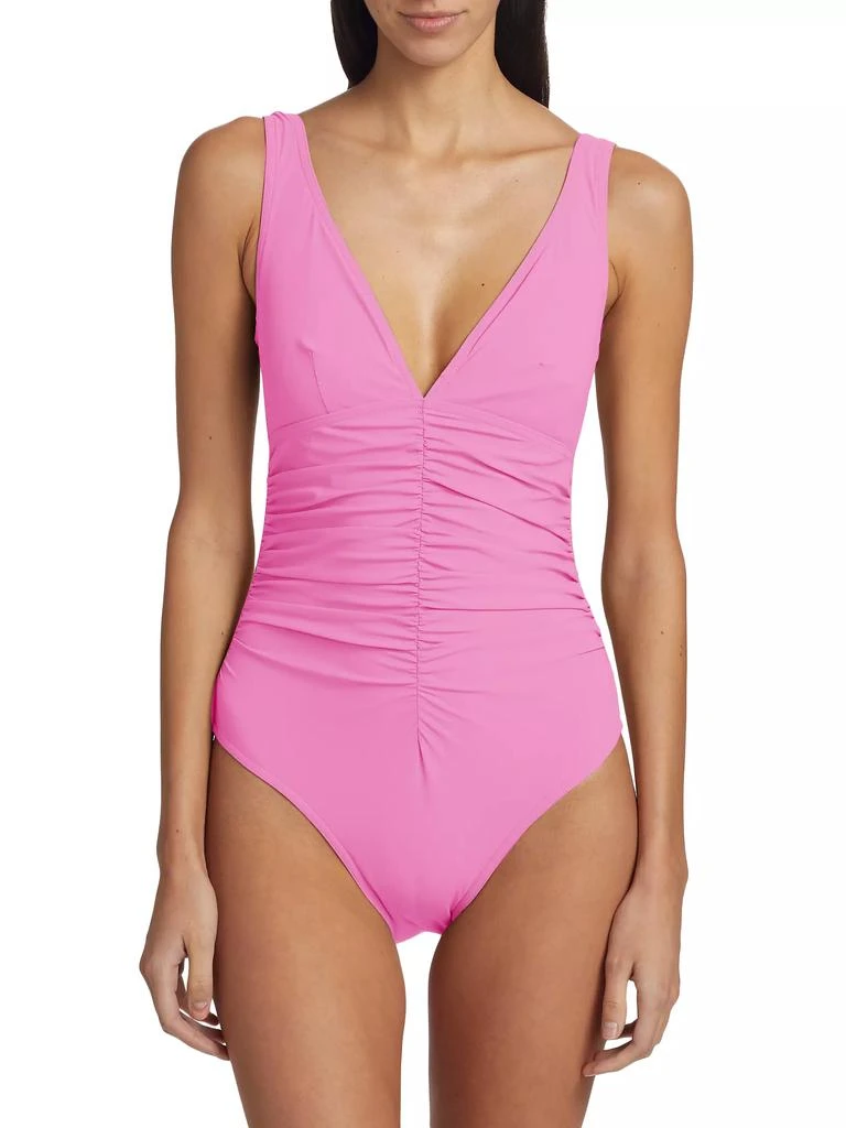 Karla Colletto Swim Smart V-Neck Underwire Swimsuit 3