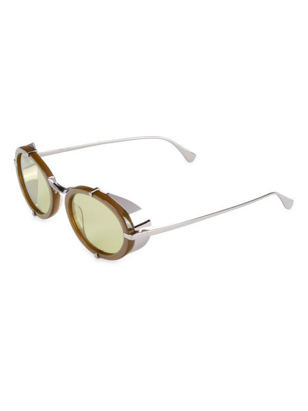 Max Mara 51MM Oval Sunglasses 2