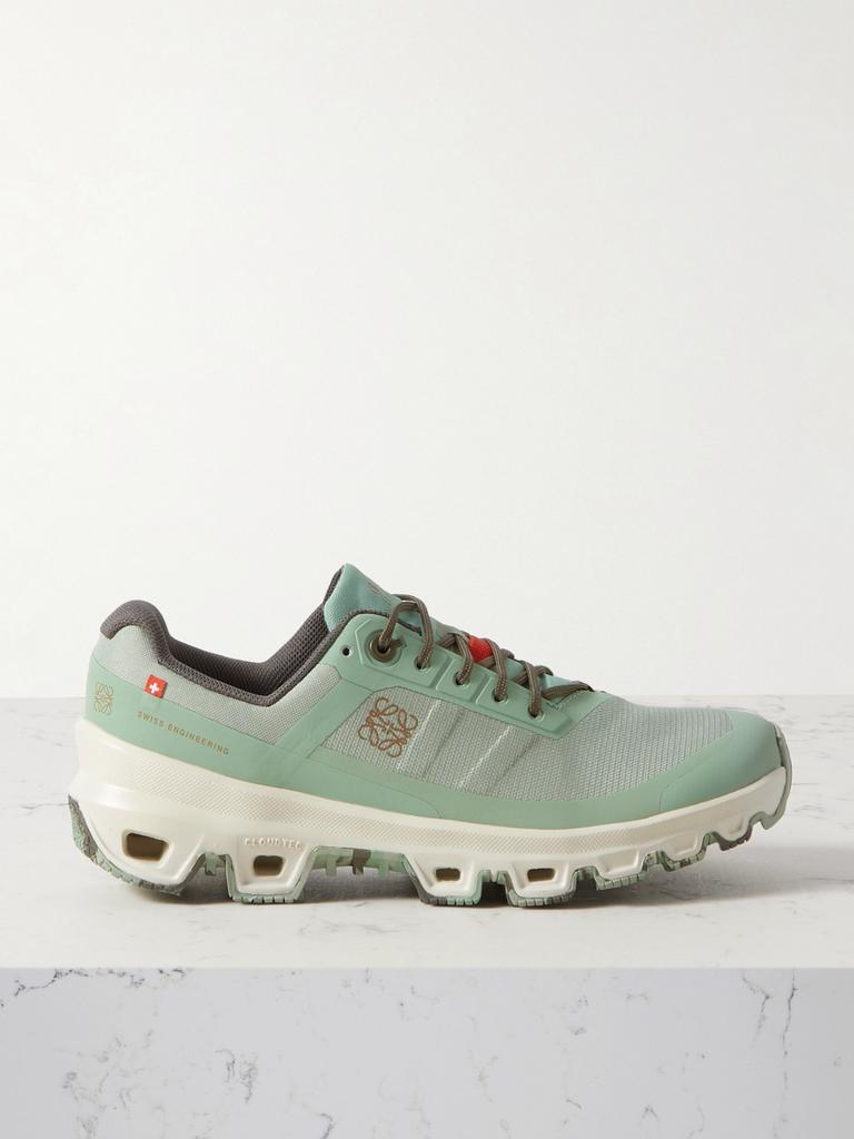 Loewe X On “cloudventure” 再生帆布网眼运动鞋  - IT36