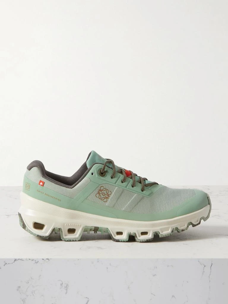 Loewe X On “cloudventure” 再生帆布网眼运动鞋  - IT36 1