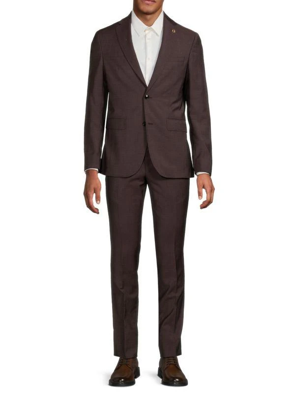 Ted Baker London Roger Notch Lapel Wool Slim-Fit Suit 1