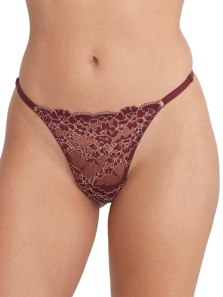 Camio Mio Women's Adjustable Lace G-String 6