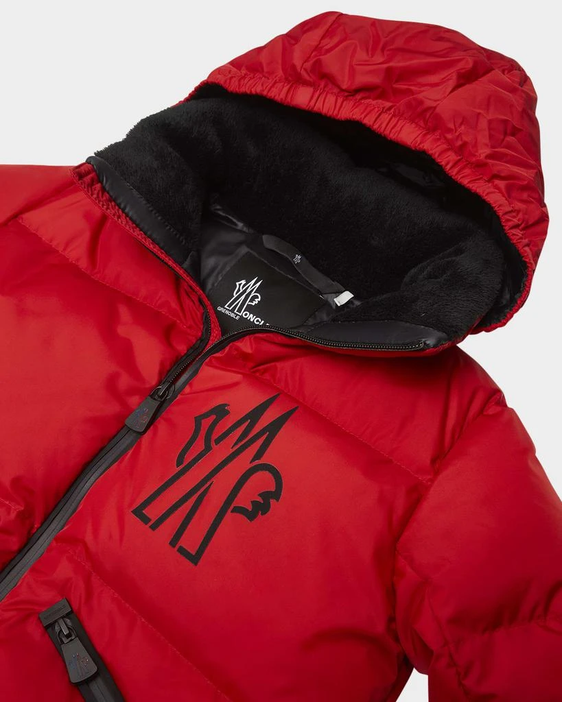Moncler Girl's Verdons Logo-Print Jacket, Size 8-14 3
