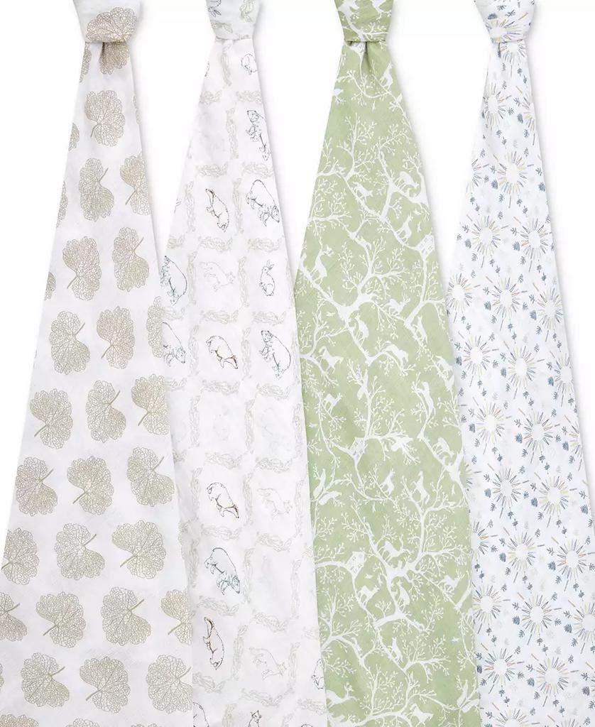 aden + anais Baby Boys or Baby Girls Muslin Swaddles, Pack of 4