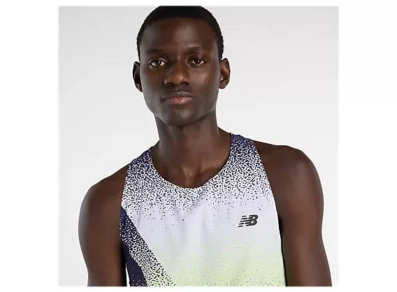 New Balance Race Day Ultra Light Printed Singlet 2
