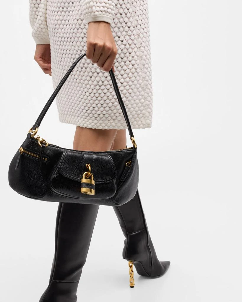 Chloé The 99 Shoulder Bag in Shiny Grained Calfskin 4
