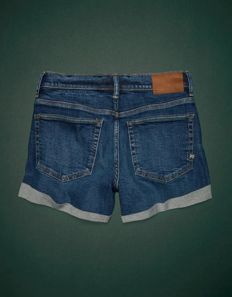 AE AE77 Premium High-Waisted Cut-Off Denim Short 4