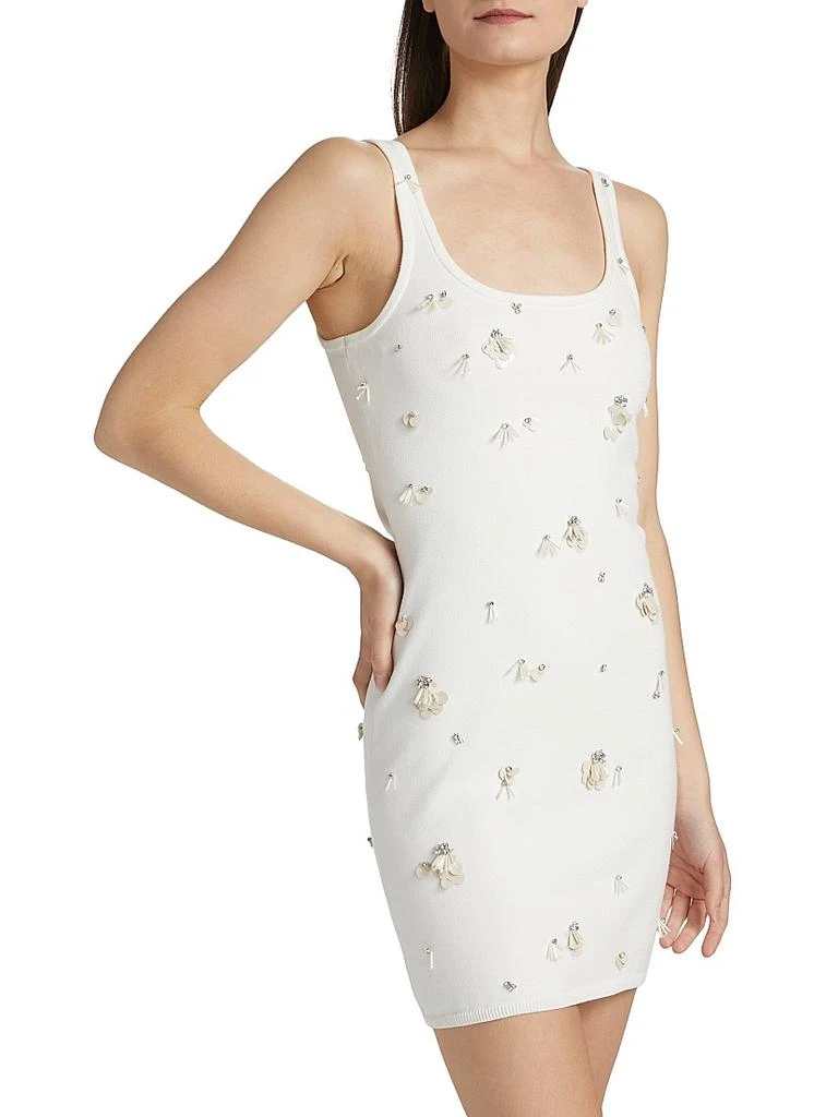 SIMKHAI Rue Embellished Knit Minidress 4