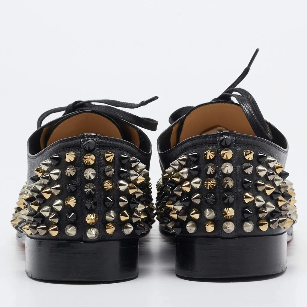 Christian Louboutin Christian Louboutin Black Leather Freddy Spike Oxfords Size 40.5 5