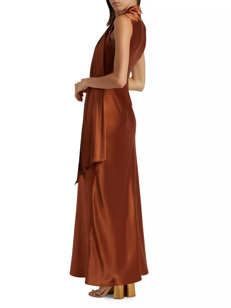 Acler Jeffries Satin Maxi Dress 5