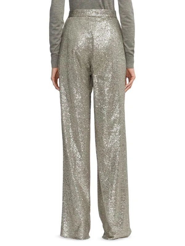 Ralph Lauren High-Waisted Sequin Trousers 2