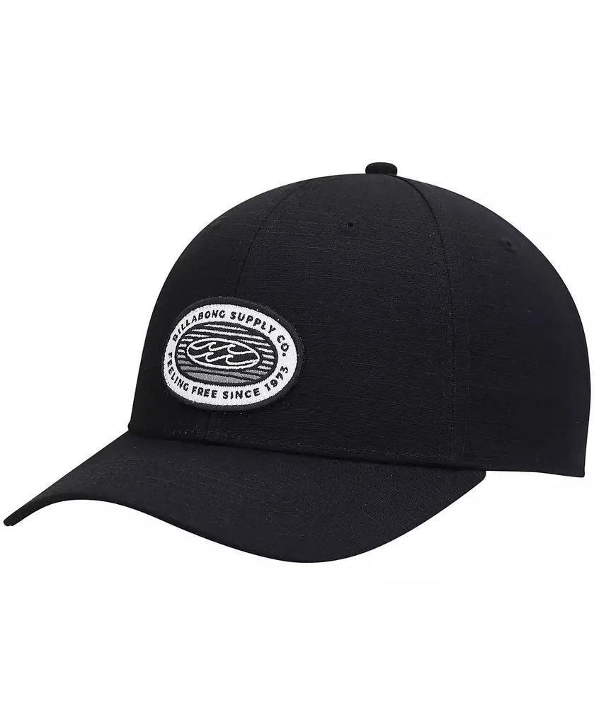 Billabong Men's Black Stealth Walled Snapback Hat 1