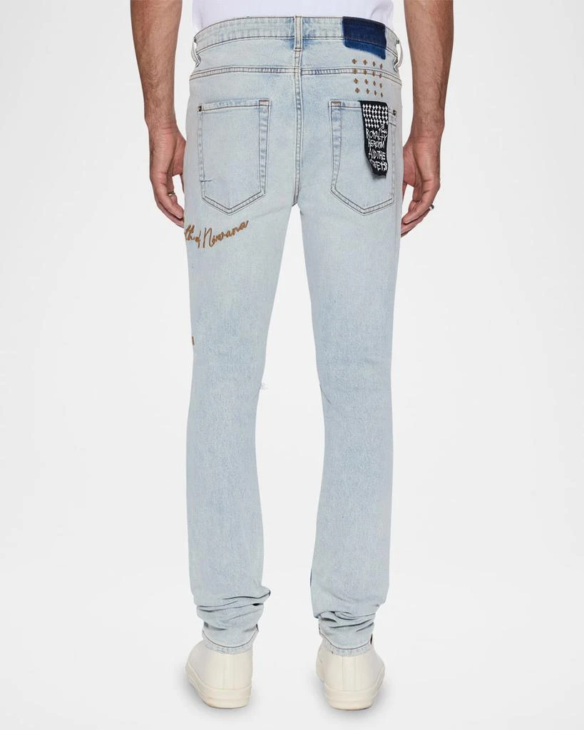 Ksubi Men's Van Winkle Frost Blue Arch Skinny Jeans 3
