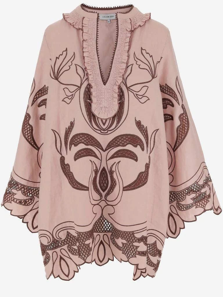 LUG VON SIGA Lug Von Siga Embroidered Tunic Dress 1