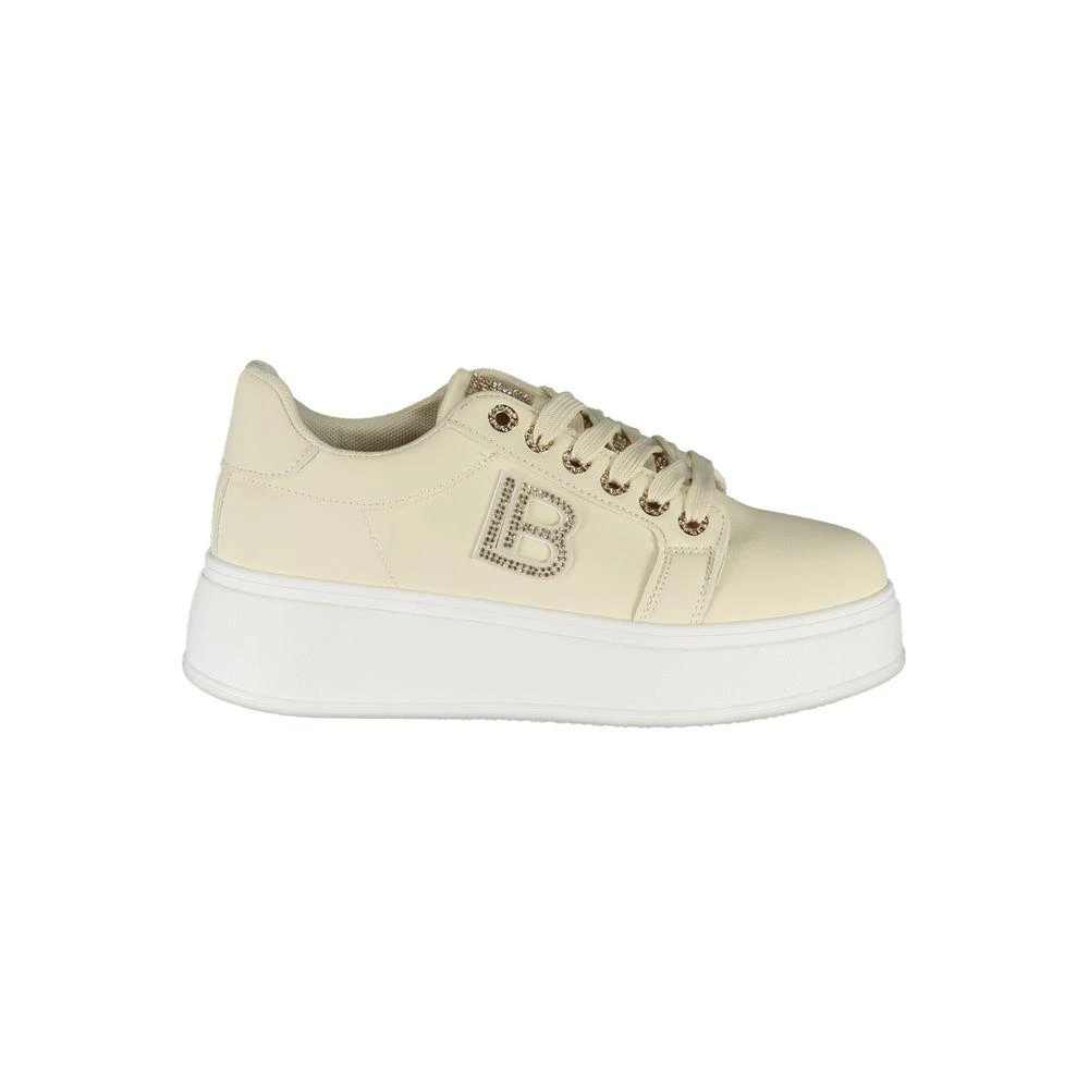 Laura Biagiotti Laura Biagiotti Beige Polyester Women Sneaker 1