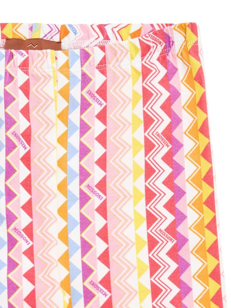 Missoni Printed Cotton Blend Jersey Leggings 1