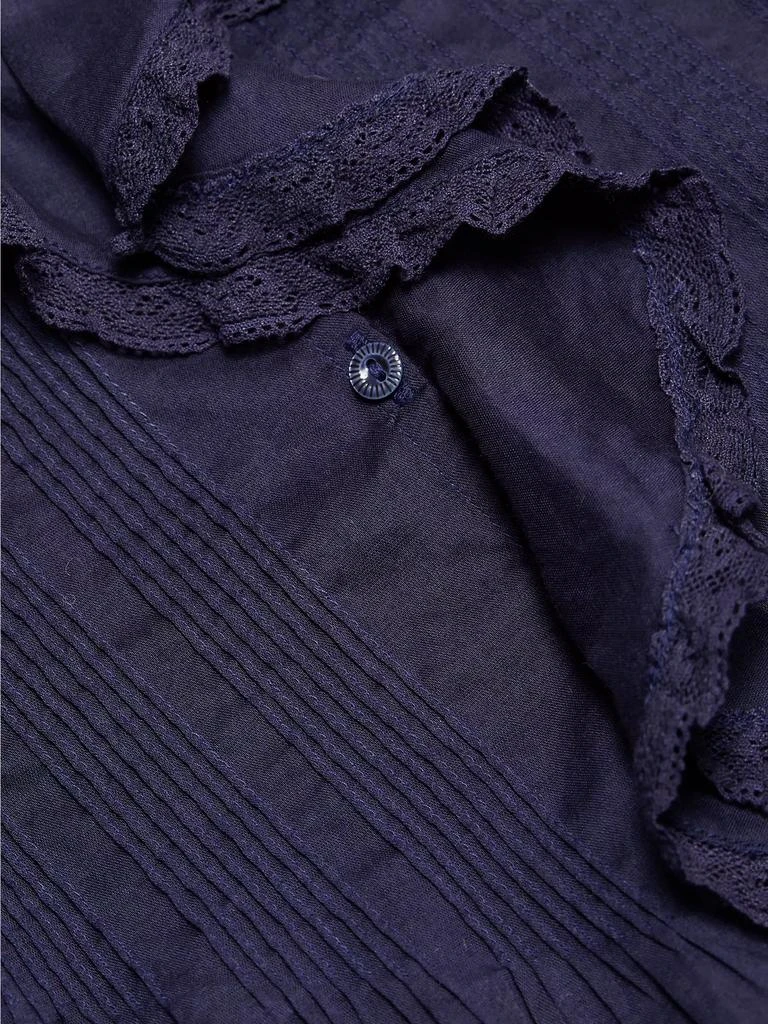 DÔEN Henri Ruffled Cotton Short-Sleeve Blouse 7