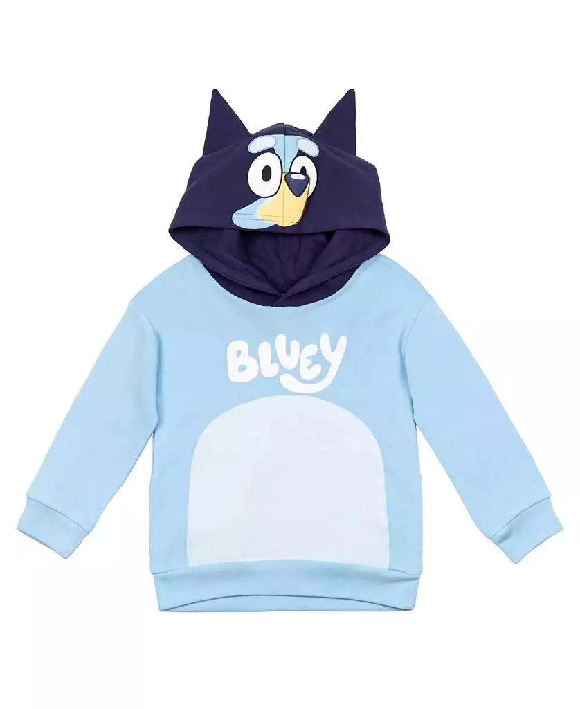 Bluey Bingo Dad Mom Fleece Matching Family Cosplay Pullover Hoodie Infant to Little Kid 4