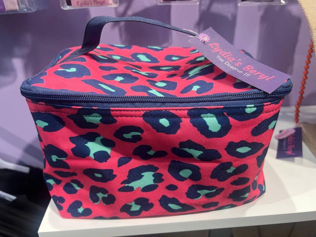 Viv & Lou Fun Leopard Cosmetic Case