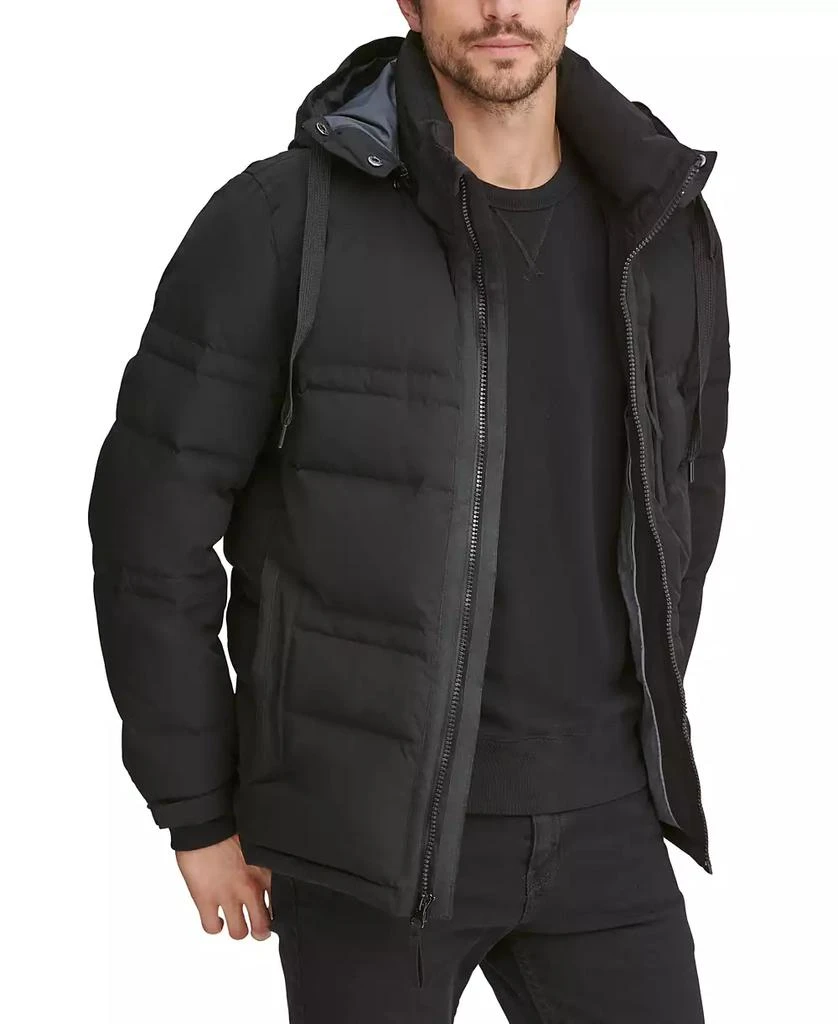 Marc New York by Andrew Marc Men's Huxley Crinkle Down Jacket with Removable Hood 4