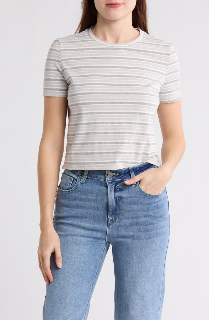 Cotton Emporium Stripe Ribbed T-Shirt