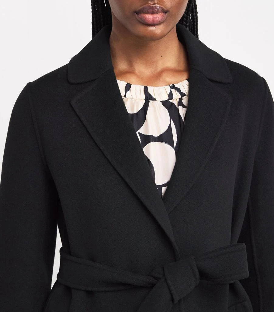 Max Mara Virgin Wool Wrap Coat 6