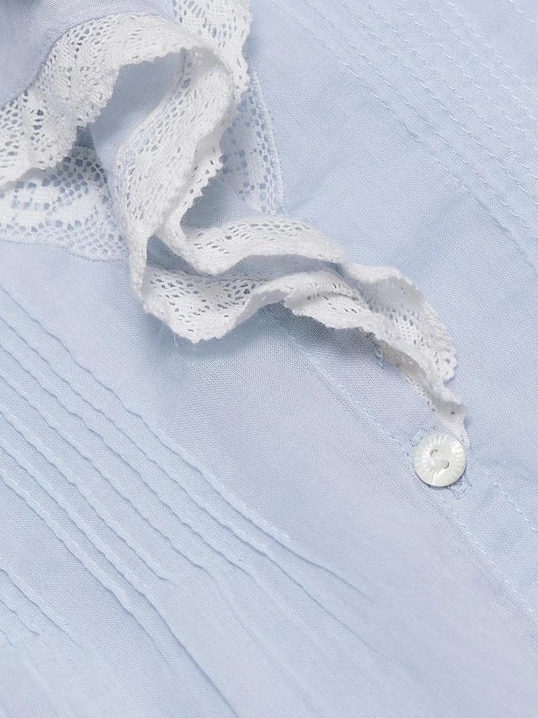LOVESHACKFANCY Sinora Ruffled & Lace Cotton Top 7