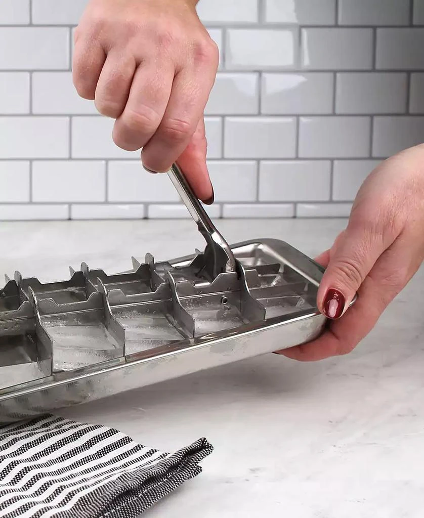 RSVP International Endurance Stainless Steel 11x5" Ice Cube Tray 5