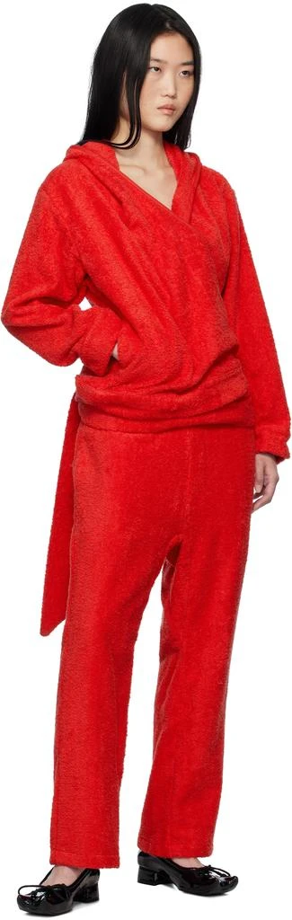 Bless Red Bathrobejogger Lounge Pants 4