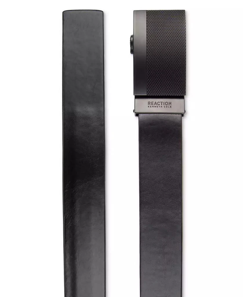 Kenneth Cole Men’s Exact System Track Lock Plaque Buckle Belt 2