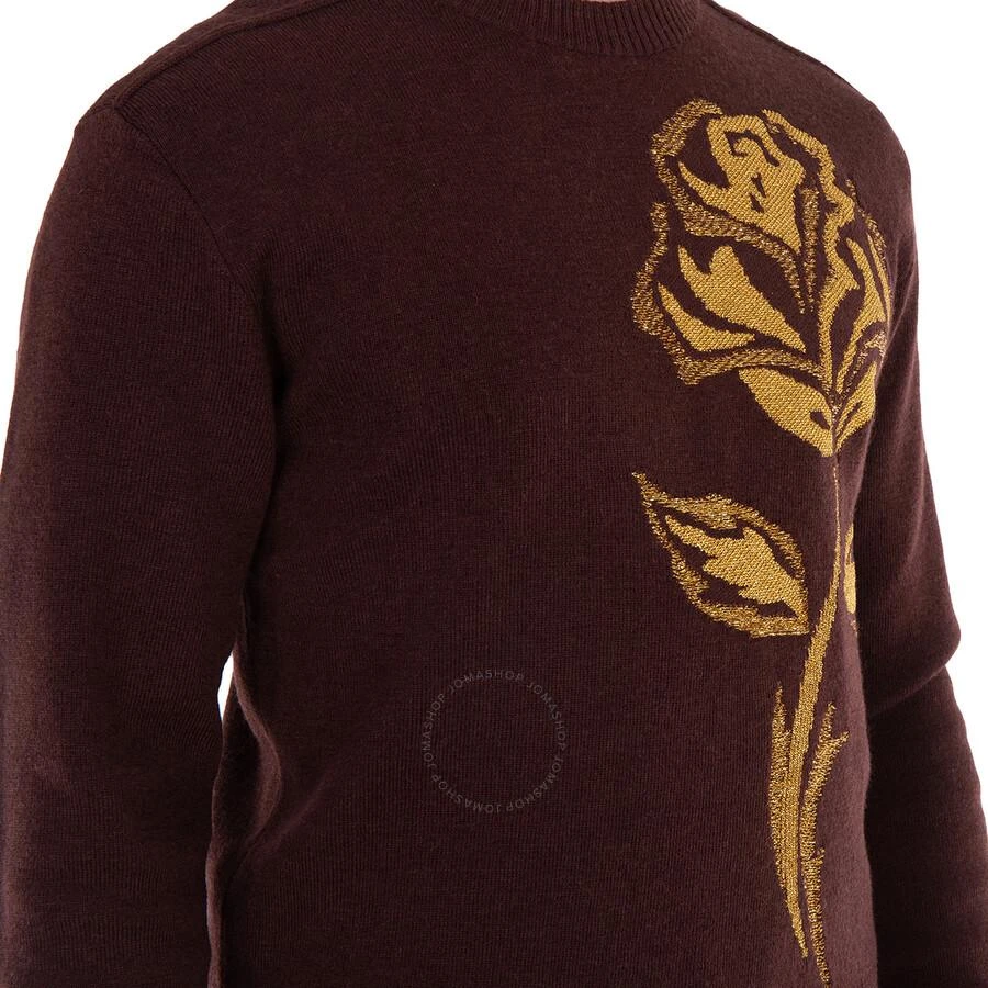 Burberry Knit Stretch Floral Graphic Sweater 2