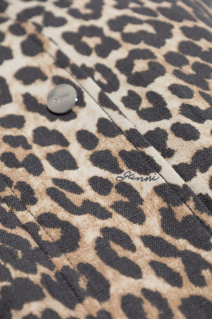 Ganni Ganni Leopard Printed Jacket 5