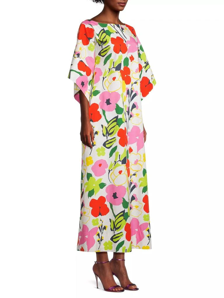 Frances Valentine Spinnaker Cotton Floral Maxi Dress 4