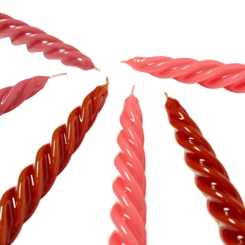 HAY HAY Twist Candles - Set of 6 2