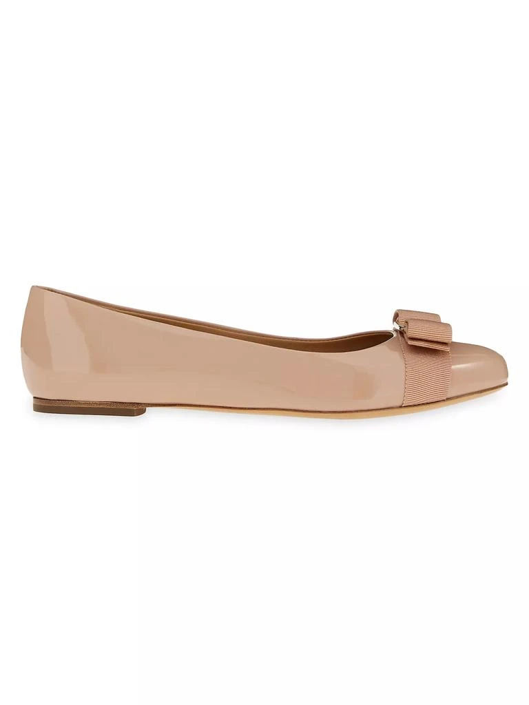 Salvatore Ferragamo Varina Patent Leather Ballet Flats 1
