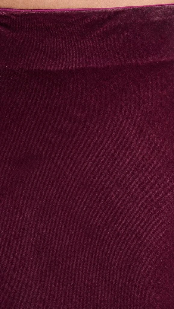 Susana Monaco Velvet Silk Bias Skirt 5