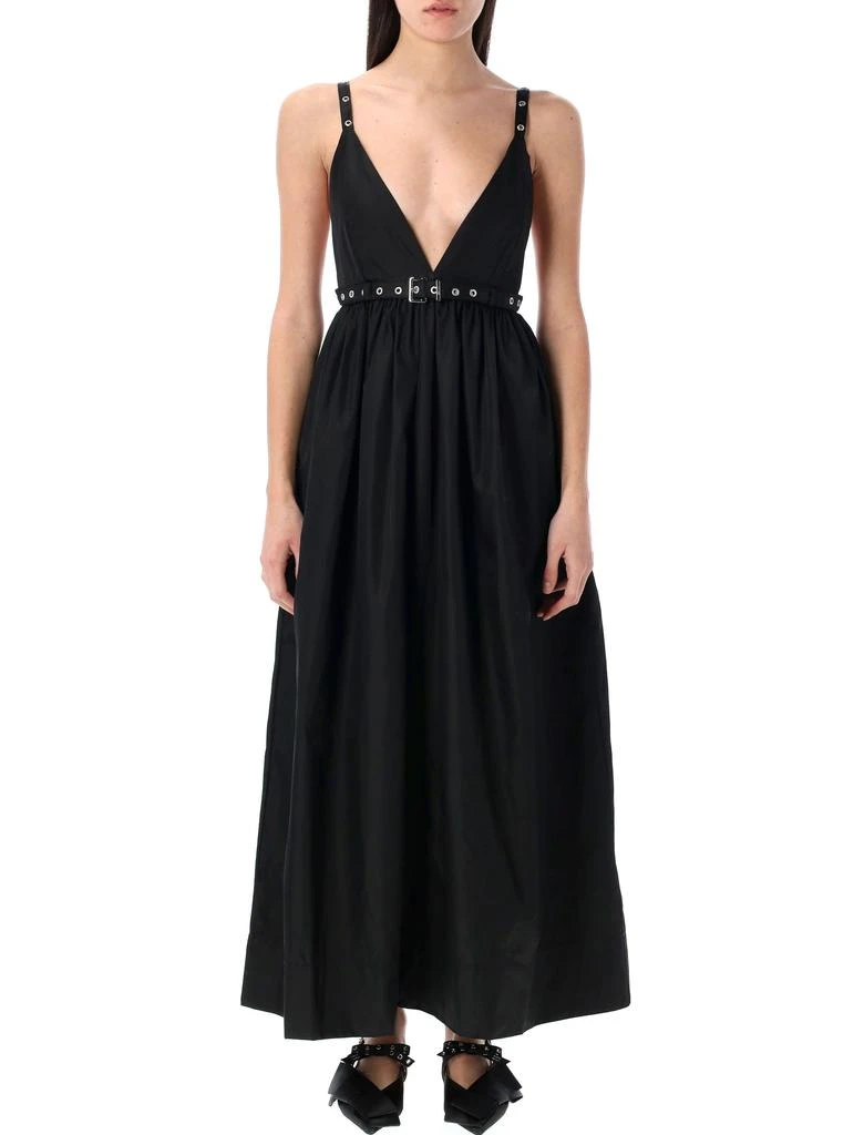 Ganni DUCHESSE NYLON STRAP DRESS 1