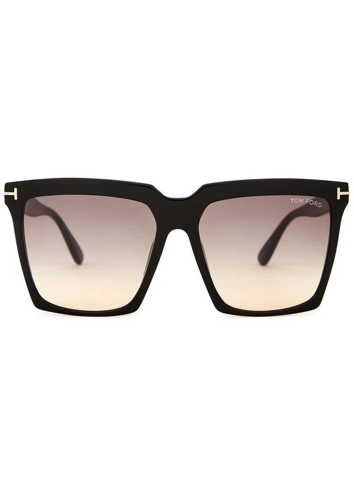 Tom Ford Sabrina black square-frame sunglasses 2