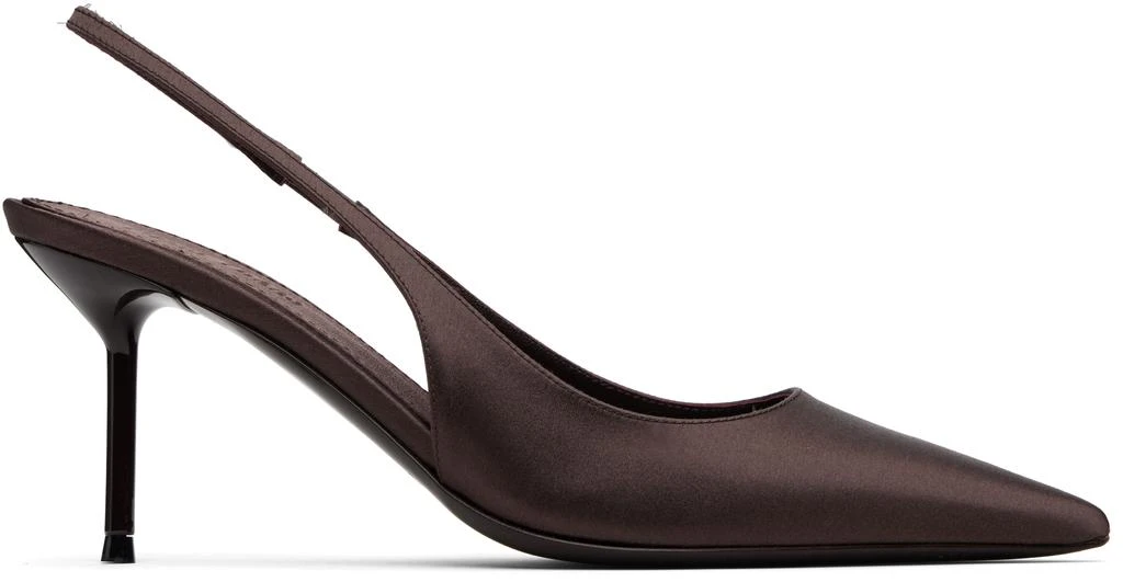 Paris Texas Brown Lidia Slingback 70 Heels