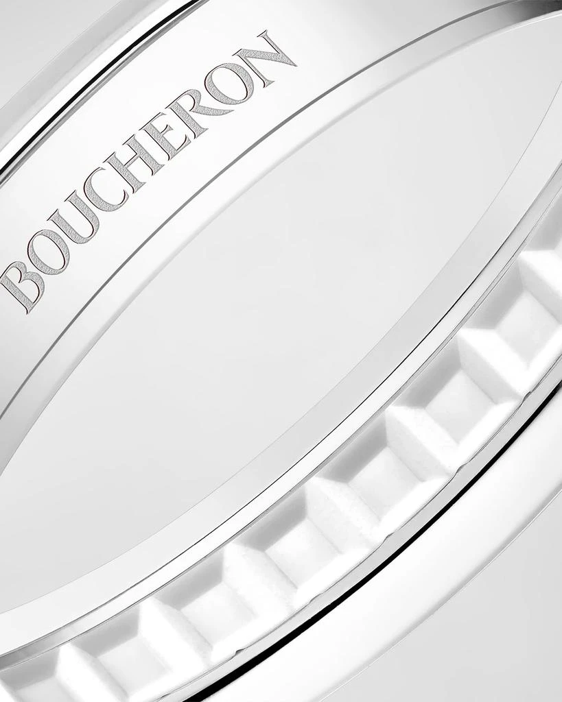 Boucheron Quatre 18K White Gold Double White Edition Band Ring 4
