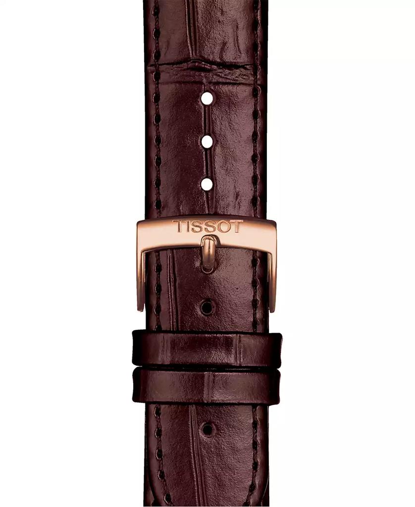 Tissot Official Interchangeable Brown Leather Watch Strap