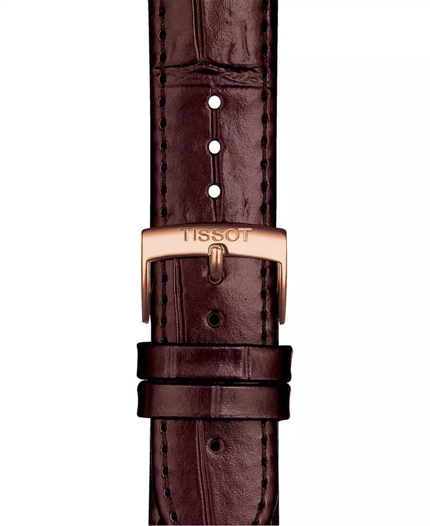 Tissot Official Interchangeable Brown Leather Watch Strap 2
