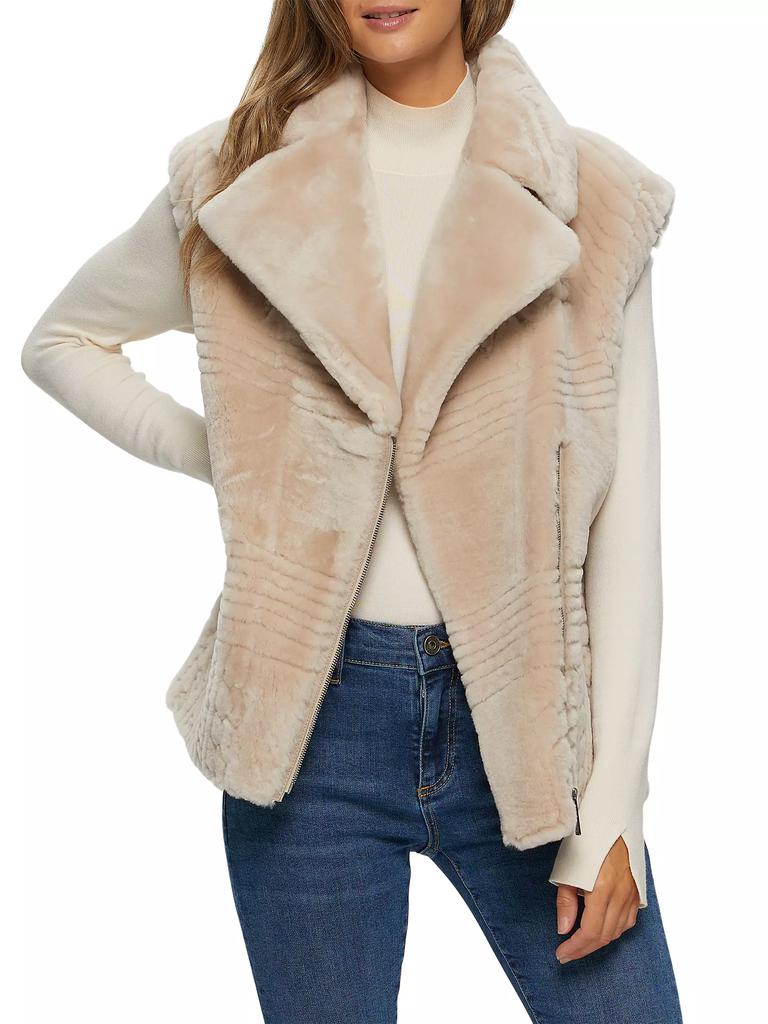 Gorski Select Shearling Lamb Zip Vest