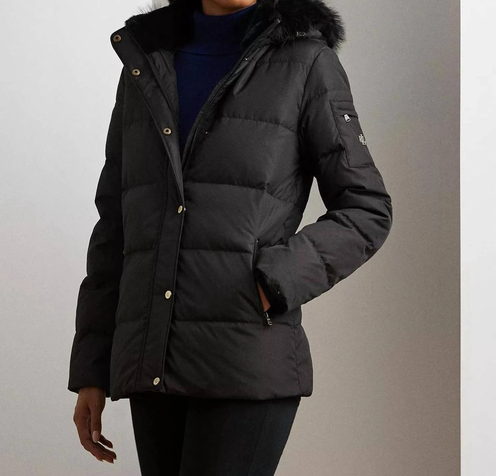Ralph Lauren Ralph Lauren - Faux Fur Hooded Puffer Coat