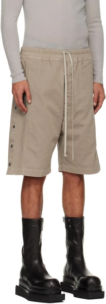 Rick Owens Taupe Concordians Pusher Shorts 2